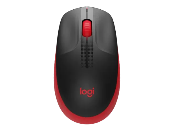 Picture of Logitech M190 Full-Size Wireless Mouse, Red