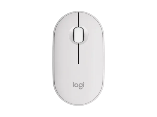 Picture of Logitech M350 Pebble Wireless Mouse, White