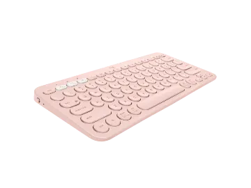 Show details for Logitech K380 Multi-Device Bluetooth Keyboard, Pink Picture of Logitech K380 Multi-Device Bluetooth Keyboard, Pink