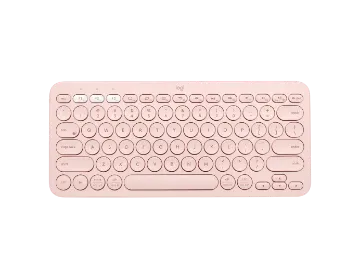 Show details for Logitech K380 Multi-Device Bluetooth Keyboard, Pink Picture of Logitech K380 Multi-Device Bluetooth Keyboard, Pink