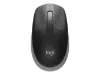 Picture of Logitech M190 Full-Size Wireless Mouse, Mid Grey