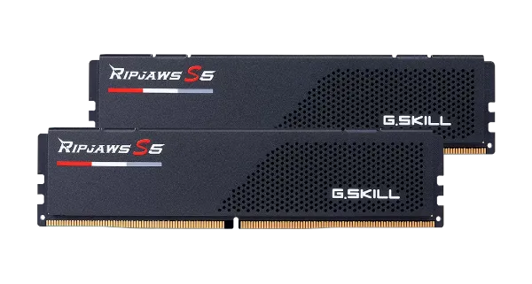 Picture of 32 GB RAM, DDR5-5600 MHz, (16 GB x 2) kit, G.SKILL Ripjaws S5