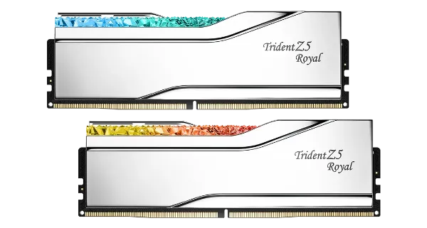 Picture of 64 GB RAM, DDR5-6400 MHz, (32 GB x 2) kit, G.SKILL Trident Z5 Royal