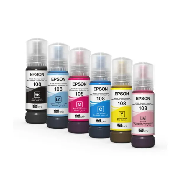 Picture of Epson 108 Original Ink Bottles