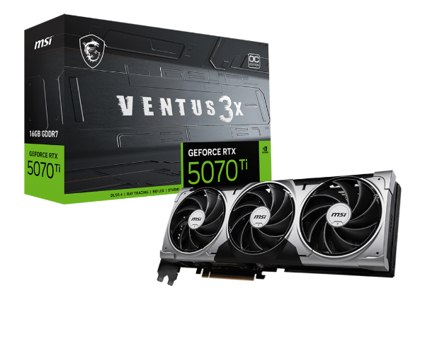 Picture of MSI GeForce RTX™ 5070 Ti VENTUS 3X OC 16 GB