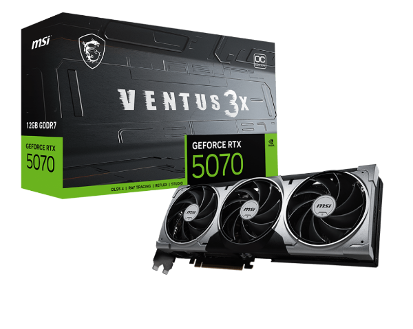 Picture of MSI GeForce RTX™ 5070 VENTUS 3X OC 12 GB