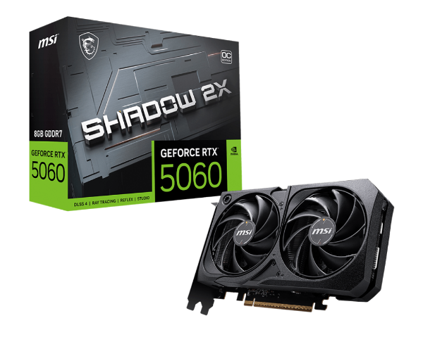 Picture of MSI GeForce RTX™ 5060 SHADOW 2X OC 8 GB