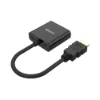 Picture of UNITEK HDMI to VGA Adapter with 3.5mm for Stereo Audio, Y-6333