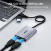 Picture of UNITEK USB C/A Dual HDMI Adapter