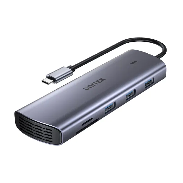 Picture of UNITEK 9-in-1 USB-C Hub with Dual Display