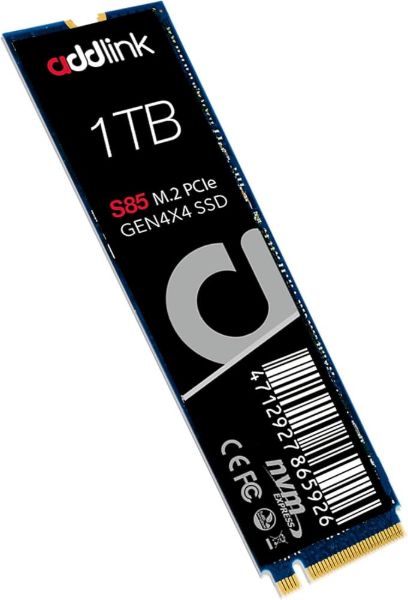 Picture of 1 TB addlink S85 Gen4 NVMe SSD