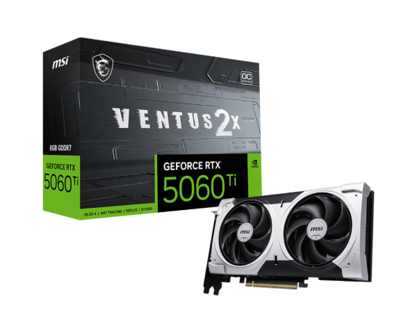 Picture of MSI GeForce RTX™ 5060 Ti VENTUS 2X OC PLUS 8 GB