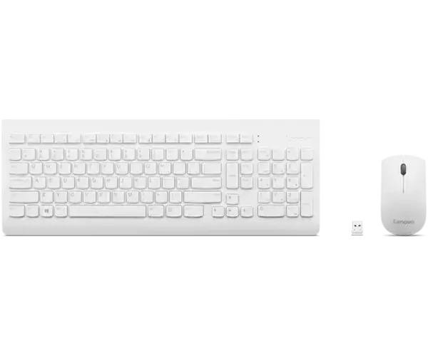 Picture of Lenovo 510 Wireless Keyboard Mouse Combo White