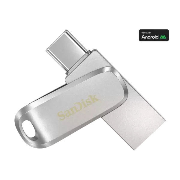 Picture of 128 GB SanDisk Ultra Dual Drive Luxe USB Type-C™ Flash Drive - Silver