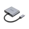 Picture of UNITEK 4K 60Hz USB-C to HDMI 2.0 and VGA Adapter with MST Dual Monitor, V1126A