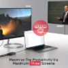 Picture of UNITEK 4K 60Hz USB-C to HDMI 2.0 and VGA Adapter with MST Dual Monitor, V1126A