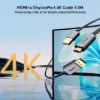 Picture of UNITEK HDMI to DisplayPort 4K Cable 1.8M, V1714A